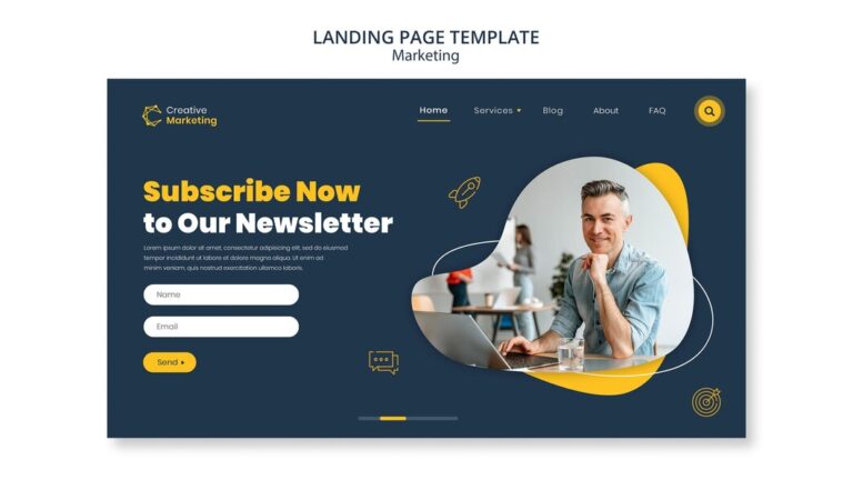 Landing page optimization for higher conversion rates by TechHubTech